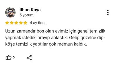 Antalya Temizlik Yorumları